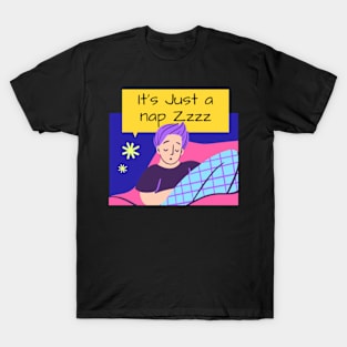 most likely to take a nap Sticker T-Shirt